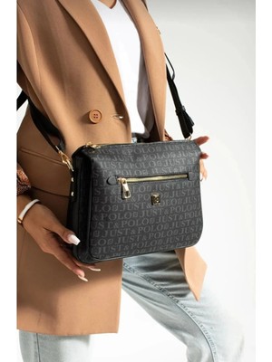 Just Polo Kadın 3 Bölmeli Omuz Çantası