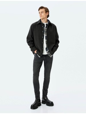 Koton  Siyah Erkek Jean Pantolon 5WAM40018ND