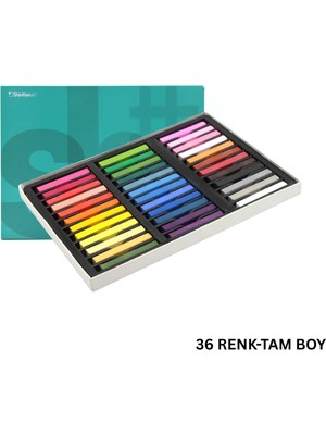 Roco Paper Co. Shinhan Sh Soft Pastel Boya Seti 36'lı Yüksek Pigmentli Krapon Pastel Boya ve Hobi Kalemleri