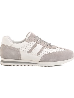 Aspor Gri  Deri Erkek Sneaker