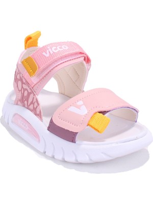 Vicco Dekan 332P25Y203 Pudra Ortopedik Günlük Kız Çocuk Spor Sandalet