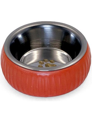 River World 250 Ml'lik Organik Seramik Evcil Hayvan Mama Kabı Kiremit Renkte