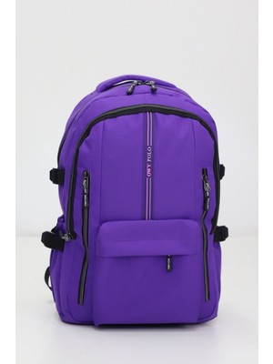 Çok Gözlü Laptop Bölmeli Ortopedik Sırt Çantası – Geniş Hacimli, Su Cepli, Jakarlı Astarlı