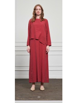 Nuss Elbise Kırmızı 2031