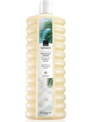 Avon Senses Maldives Sands Deniz Tuzu ve Frangipani Kokulu Banyo Köpüğü 1lt