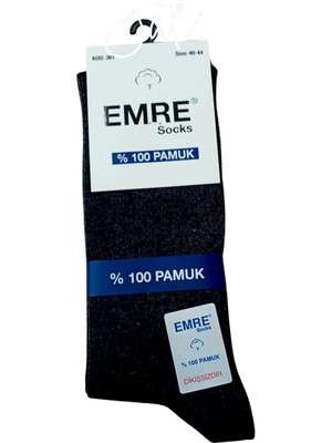 Emre Erkek  Dikişsiz Çorap 100% Pamuk
