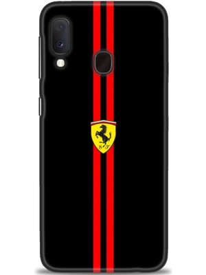 Samsung Galaxy A20E Hd Baskılı Kılıf + Seramik Tam Kaplayan Ekran Koruyucu 380