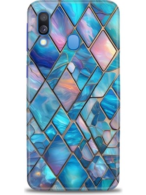 Samsung Galaxy A40 Hd Baskılı Kılıf + Seramik Tam Kaplayan Ekran Koruyucu 338