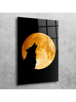 Shopping Haven - Model1 Dolunay ve Bozkurt Cam Tablo