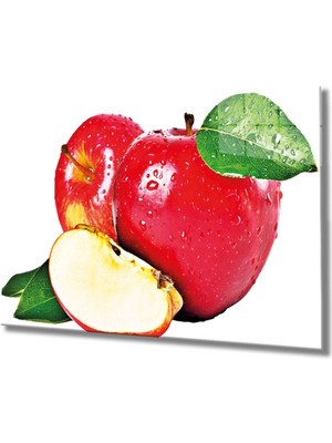 Meyveler Cam Tablo 4mm Dayanıklı Temperli Cam