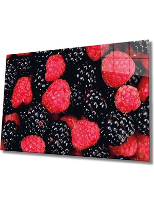 Shopping Haven Meyveler Cam Tablo 4mm Dayanıklı Temperli Cam