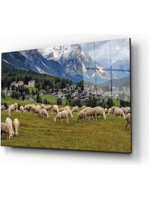 Doğa Manzara Cam Tablo 4mm Dayanıklı Temperli Cam