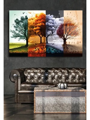 Shopping Haven Dört Mevsim Cam Tablo