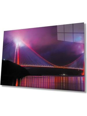 Shopping Haven Istanbul Boğazı Manzara 4mm Dayanıklı Cam Tablo Temperli Cam