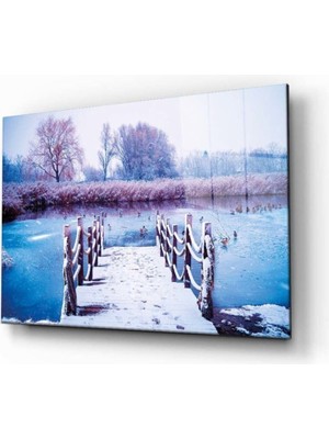 Shopping Haven Doğa Manzara Cam Tablo 4mm Dayanıklı Temperli Cam