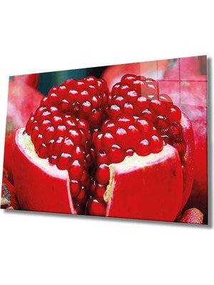 Meyveler Cam Tablo 4mm Dayanıklı Temperli Cam