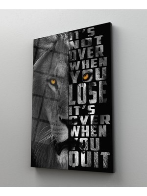 Shopping Haven Aslan Desen Temperli 4 mm Cam Tablo