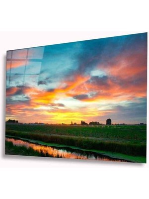 Manzara Cam Tablo 4mm Dayanıklı Temperli Cam