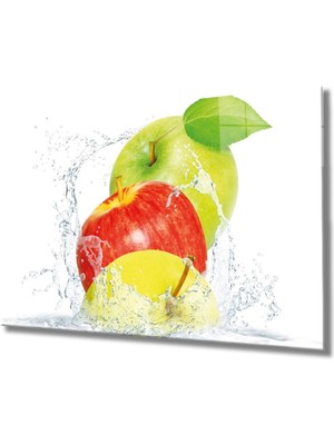 Shopping Haven Meyveler Cam Tablo 4mm Dayanıklı Temperli Cam