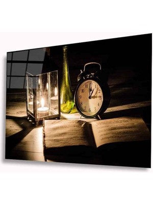 Shopping Haven Zaman Cam Tablo 4mm Dayanıklı Temperli Cam