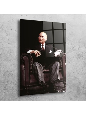 Shopping Haven - Model1 Mustafa Kemal Atatürk Cam Tablo