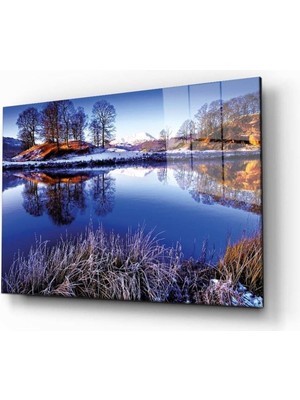 Shopping Haven Doğa Manzara Cam Tablo 4mm Dayanıklı Temperli Cam