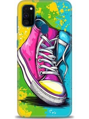 Kılıf Evreni Samsung Galaxy M30S Uyumlu A+ Plus Kılıf + SERAMİK KIRILMAZ EKRAN KORUYUCU 441