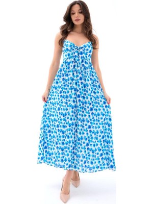 Gökyüzü Moda 6477 Elbise-Sofya
