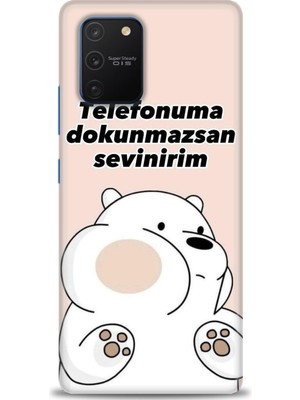 Samsung Galaxy S10 Lite Hd Baskılı Kılıf + Seramik Tam Kaplayan Ekran Koruyucu 158
