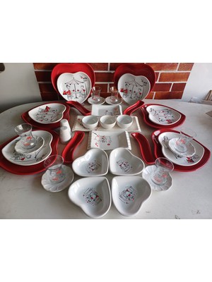 Keramika Peri Masalı 40 Parça Kahvaltı Takımı