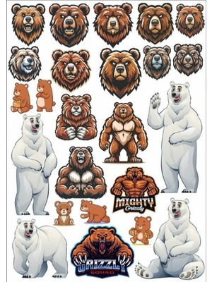 Ayı Sticker Set