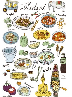 Thailand Sticker Set