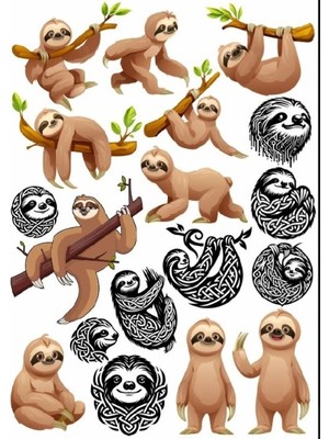 Tembel Hahyvan Sticker Set