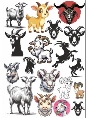 Keçi Sticker Set