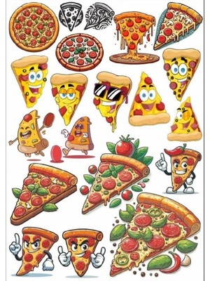 Pizza Sticker Set
