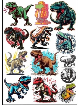 Dinazor Sticker Set