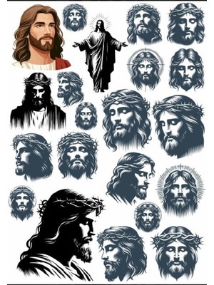 Jesus Sticker Set
