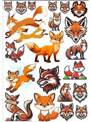 Tilki Sticker Set