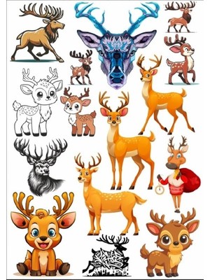 Geyik Sticker Set