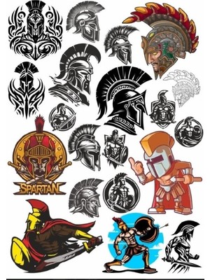 Spartalı Sticker Set