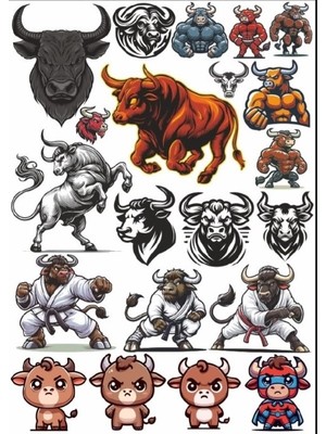 Boğa Sticker Set