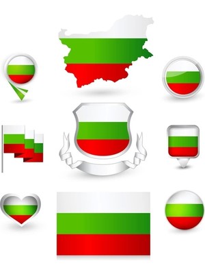 Bulgaristan Sticker Set