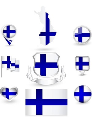 Finlandiya Sticker Set