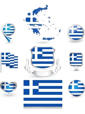 Yunanistan Sticker Set