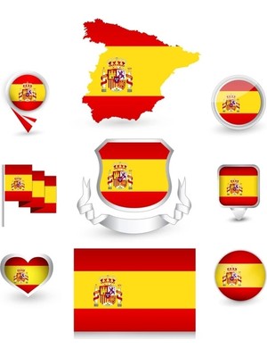 Ispanya Sticker Set