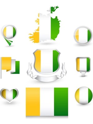 Irlanda Sticker Set