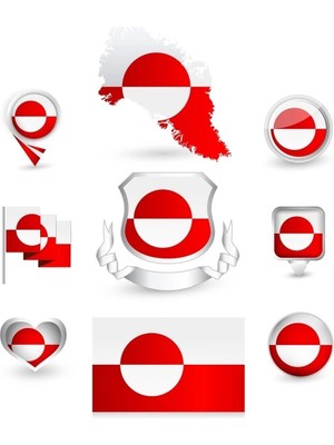 Grönlan Sticker Set