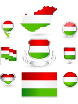Macaristan Sticker Set