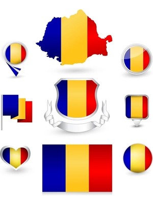 Romanya Sticker Set