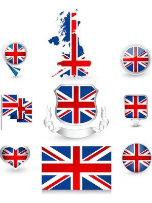 Birlleşik Krallık Sticker Set